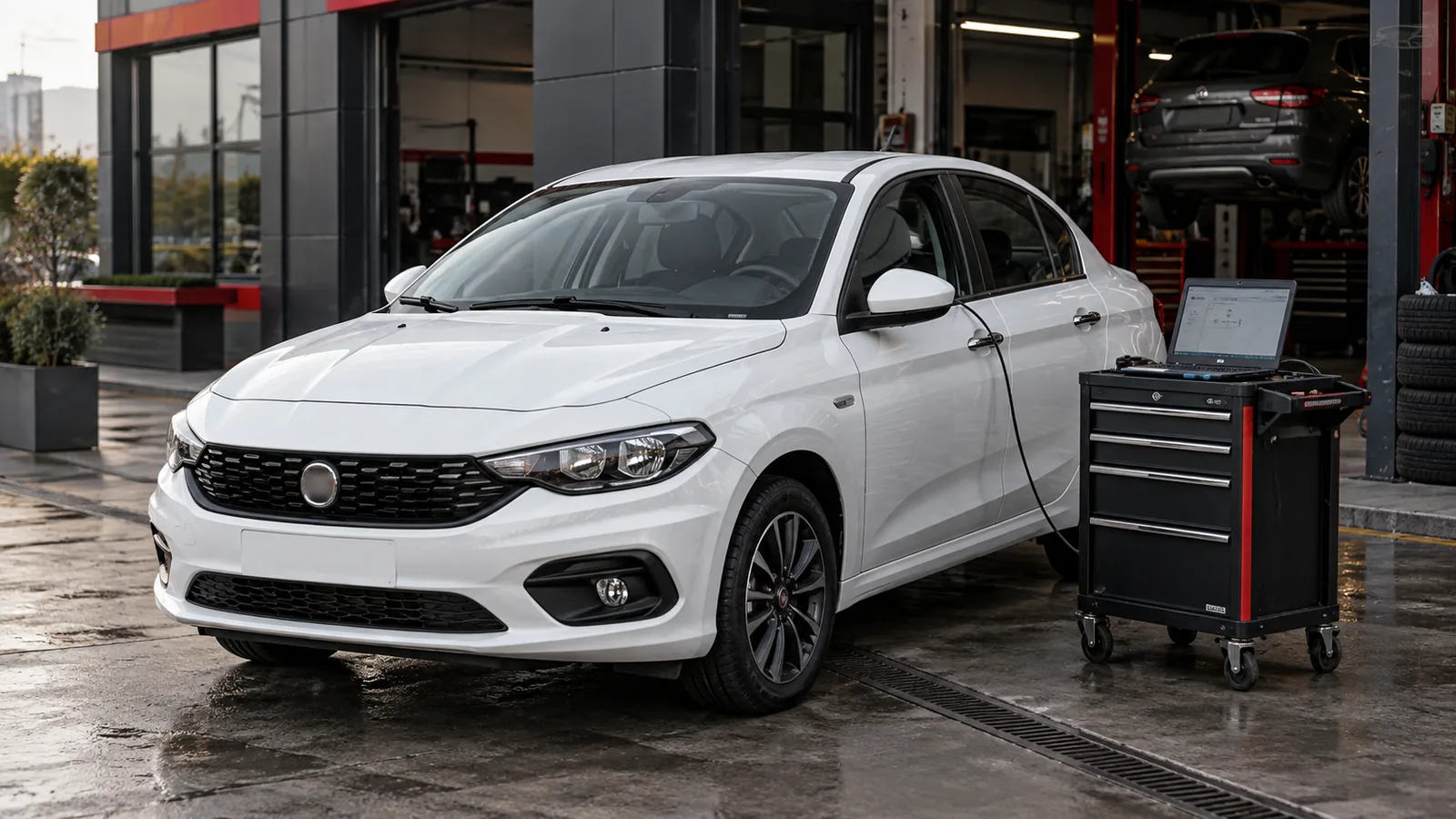 Fiat Egea sedan için Stage 1 sahnesi