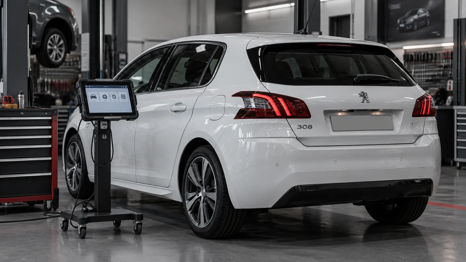 Peugeot 308 için SCR teşhis hazırlığı
